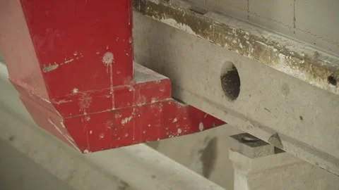 Lifting the cut hardened mixture 스톡 동영상 271054703