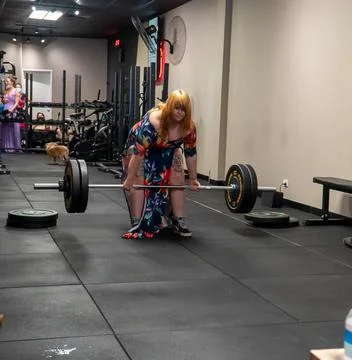 Lifting in drag Stock Photos