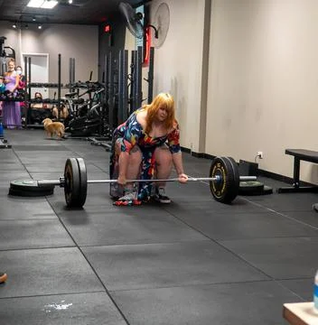 Lifting in drag Stock Photos