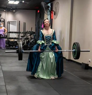Lifting in drag Foto stock