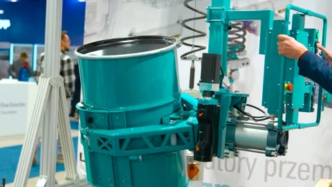  Lifting a heavy component Stock Footage 292053986