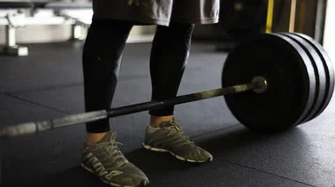 Lifting Heavy Weight Closeup 動画素材 22994728