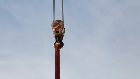 Lifting hook Stock Footage 88644792