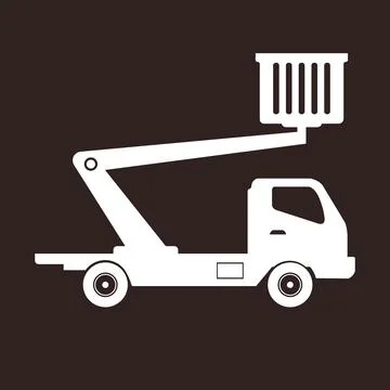 Lifting machine icon Stock Illustration