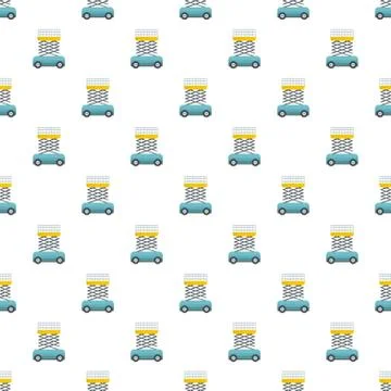 Lifting platform pattern seamless Illustrazione stock