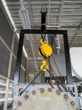 Lifting reel Stock Photos