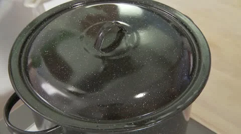 Lifting steamed lobster from pot Stock-Footage 24662863
