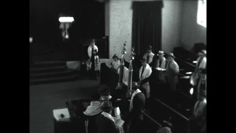 Lifting The Torah 1931 Stock Footage 269040294