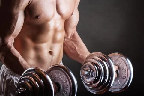 Lifting weights Stock Photos