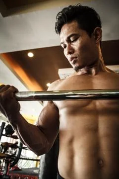 Lifting Weights Stock Photos