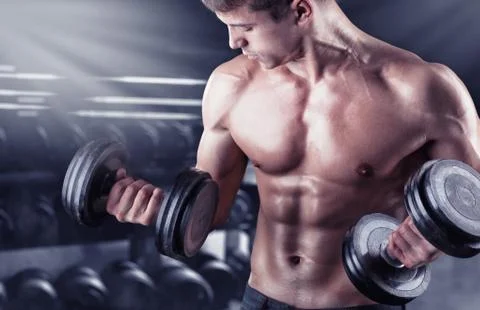 Lifting weights Stock Photos