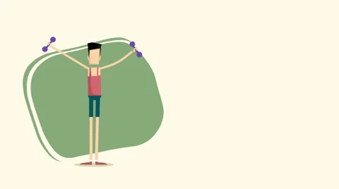 Lifting Workout Stock Footage 55240981