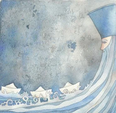 Lighea - ithaca abandoned Stock Illustration