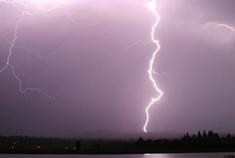Lighning bolt Foto stock