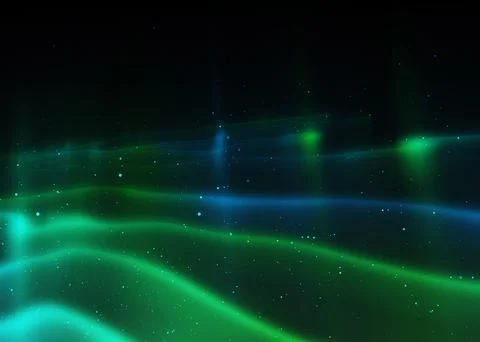 Light abstract background with aurora gradient, this illustration is a perfect f Stock Illustration