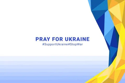 Light abstract background flag of ukraine vertical position vector support Stock Illustration