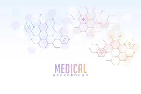 Light abstract background medicine geometry gradient vector Stock Illustration