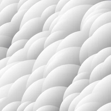 Light abstract background translucent circles similar to clouds and soap bubb Illustrazione stock