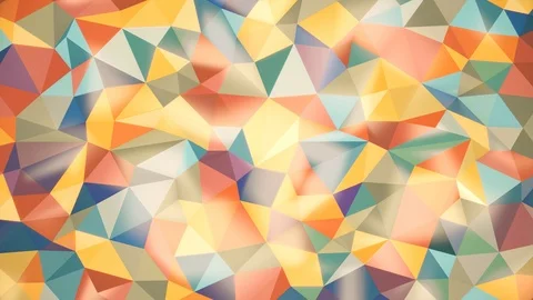 Light abstract background of triangles of different colors with light highlig Stock Footage 91639718