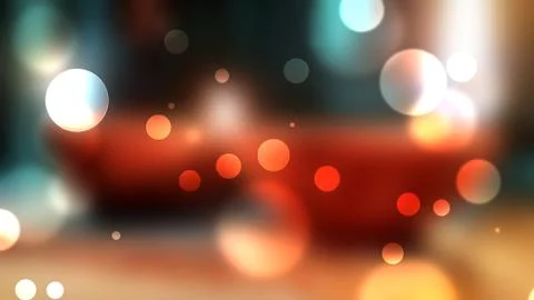 Light abstract bokeh background by blur or defocused at light element use for Stock Illustration