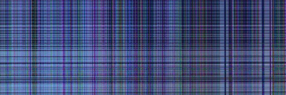 Light abstract digital background: damaged screen matrix with interference of Foto stock