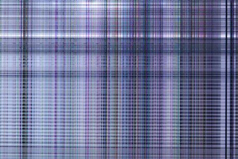 Light abstract digital background: damaged screen matrix with interference of Foto stock