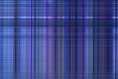 Light abstract digital background: damaged screen matrix with interference of Foto stock