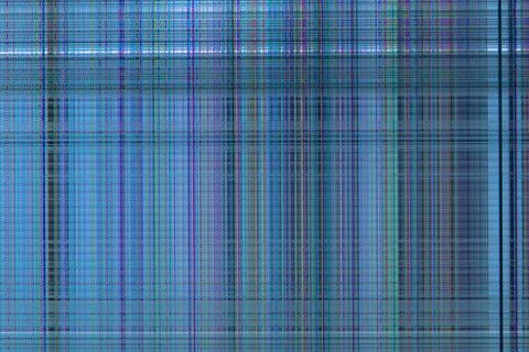 Light abstract digital background: damaged screen matrix with interference of Foto stock