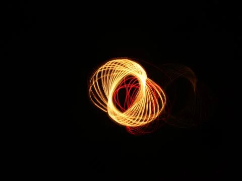 Light abstract forms symmetrical round different colors Stock Illustration