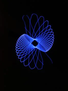 Light abstract forms symmetrical round different colors Stock Illustration