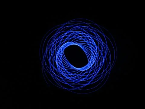 Light abstract forms symmetrical round different colors Stock Photos