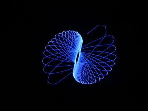 Light abstract forms symmetrical round different colors Light abstract forms  写真素材