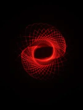 Light abstract forms symmetrical round different colors Stock Photos