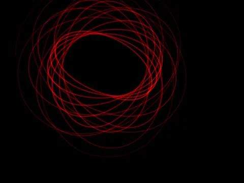 Light abstract forms symmetrical round different colors Stock-Fotos