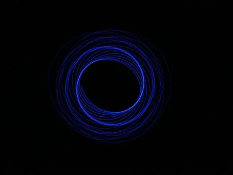 Light abstract forms symmetrical round different colors Stock Photos