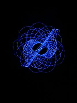 Light abstract forms symmetrical round different colors Stock Photos