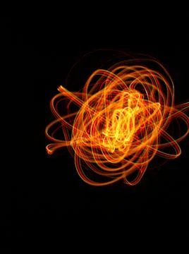 Light abstract forms symmetrical round different colors Stock Photos