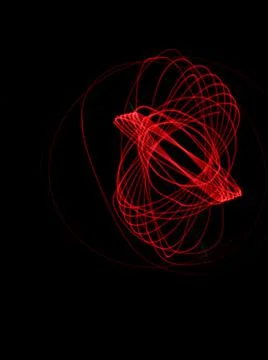 Light abstract forms symmetrical round different colors Stock Photos