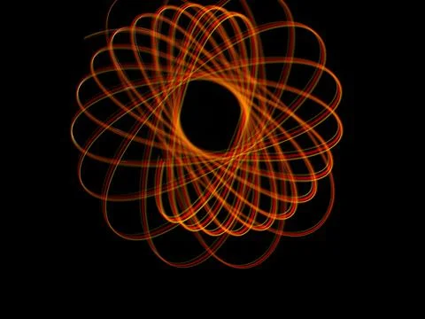 Light abstract forms symmetrical round different colors Stock Photos