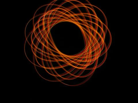 Light abstract forms symmetrical round different colors Stock Photos
