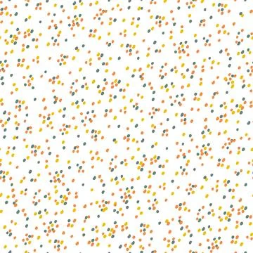 Light abstract pattern of small dots of green orange and yellow. Stock Illustration