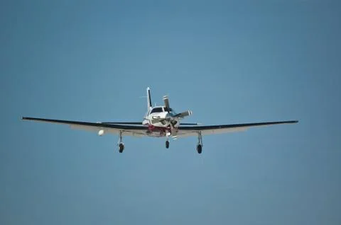 Light Aircraft in Flight Stock Photos