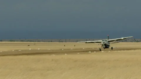 Light Aircraft Stock Footage 202079670