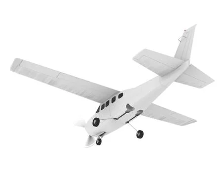 Light Aircraft Isolated Stock Illustration