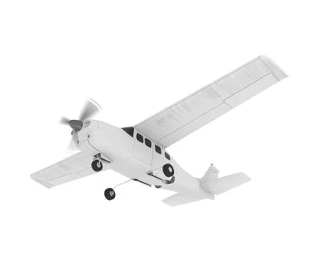 Light Aircraft Isolated Stock Illustration