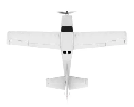 Light Aircraft Isolated Stock Illustration
