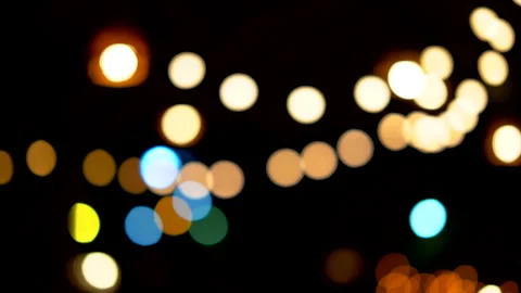 Light and blurred bokeh on night party background 動画素材 152565720