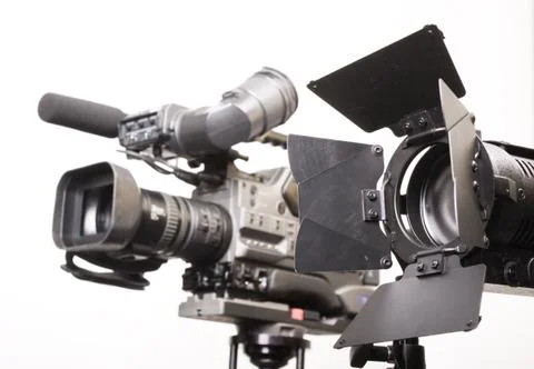 Light and camera Stock Photos