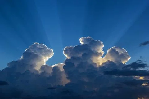Light and cloud Stock Photos