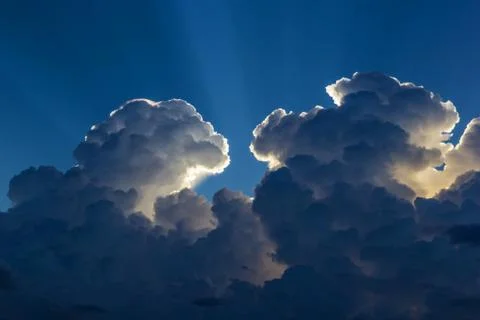 Light and cloud Stock Photos